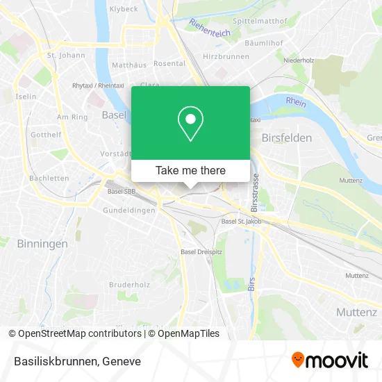 Basiliskbrunnen map