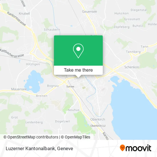 Luzerner Kantonalbank map