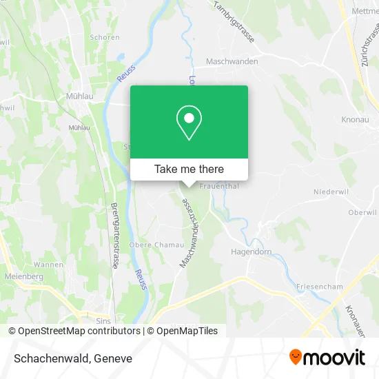 Schachenwald map