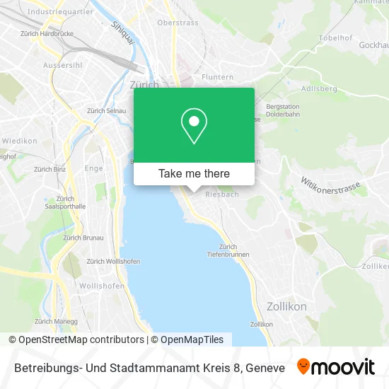 Betreibungs- Und Stadtammanamt Kreis 8 map