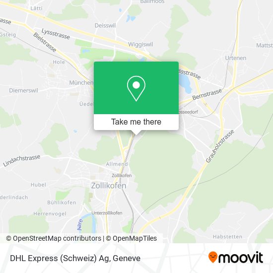 DHL Express (Schweiz) Ag map