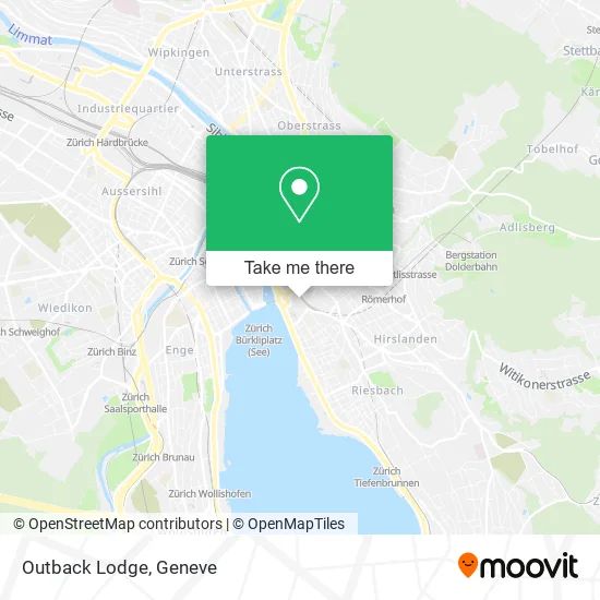 Outback Lodge map