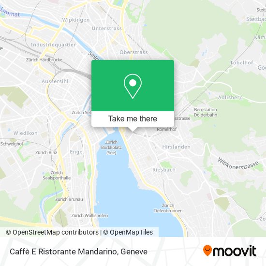 Caffè E Ristorante Mandarino map
