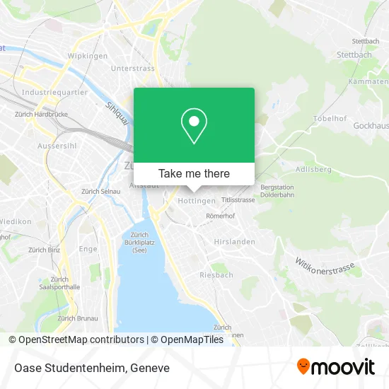 Oase Studentenheim map