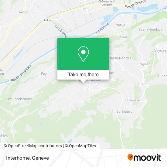 Interhome map