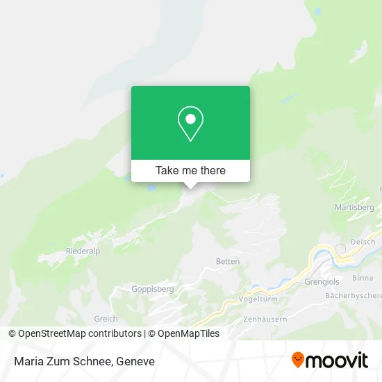 Maria Zum Schnee map