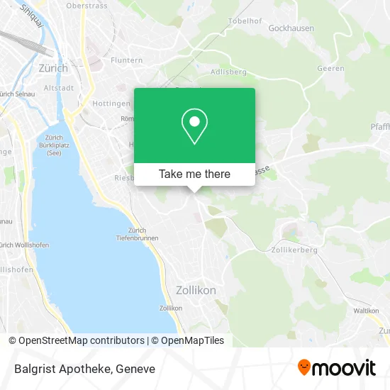 Balgrist Apotheke map
