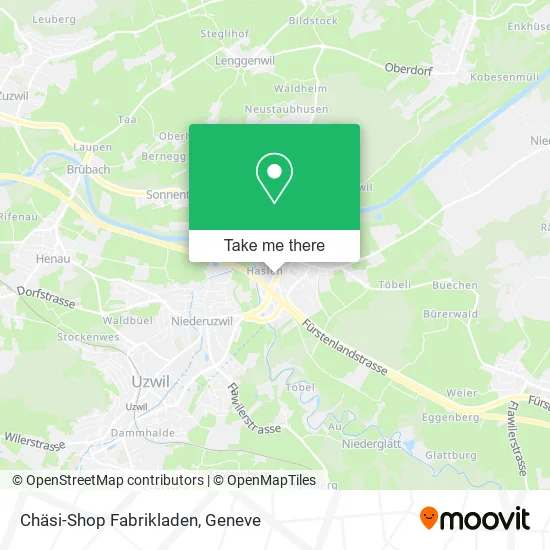 Chäsi-Shop Fabrikladen map