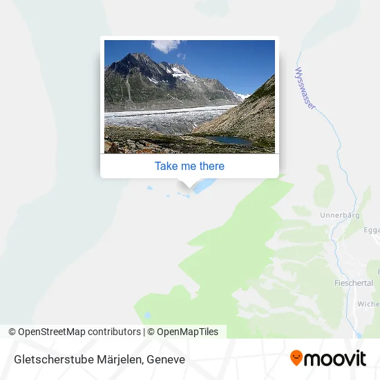 Gletscherstube Märjelen map