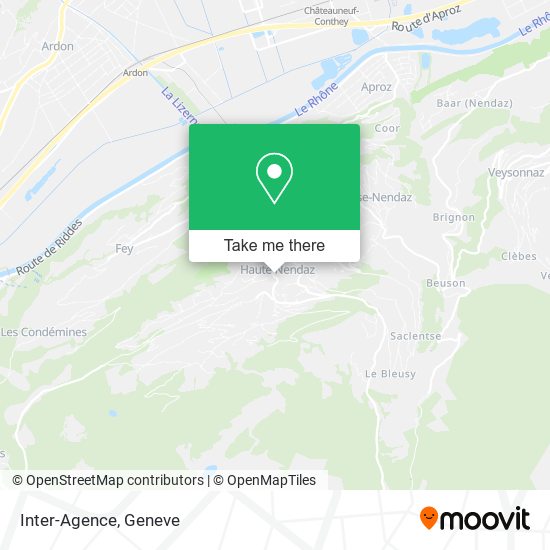 Inter-Agence map