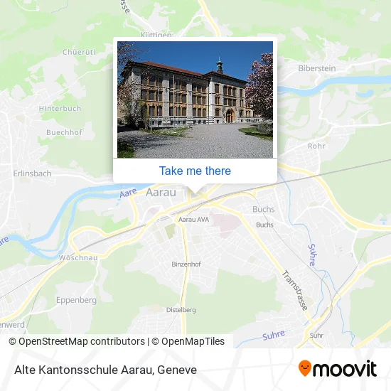 Alte Kantonsschule Aarau map