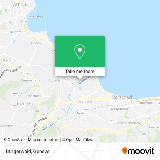 Bürgerwald map