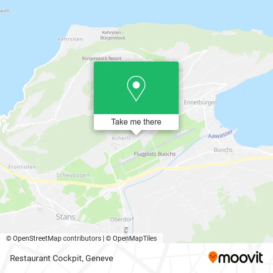 Restaurant Cockpit map