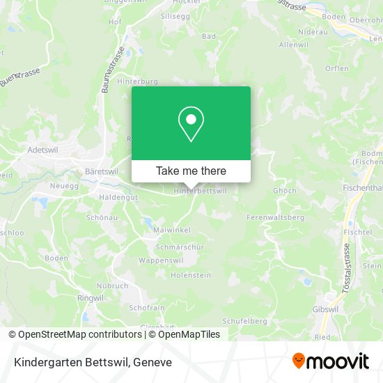 Kindergarten Bettswil map