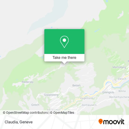 Claudia map