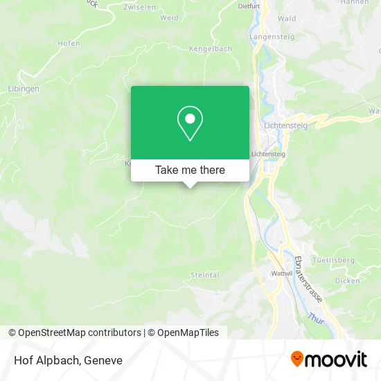 Hof Alpbach map