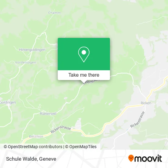 Schule Walde map