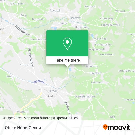 Obere Höhe map