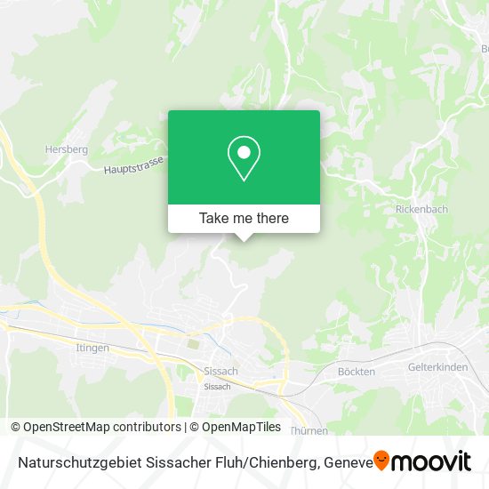 Naturschutzgebiet Sissacher Fluh / Chienberg map