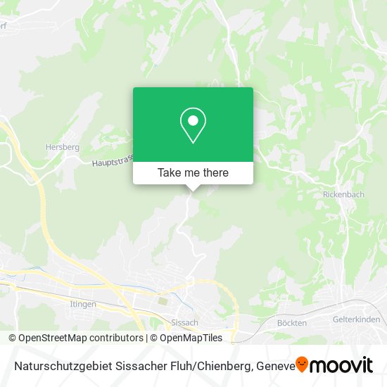 Naturschutzgebiet Sissacher Fluh / Chienberg map