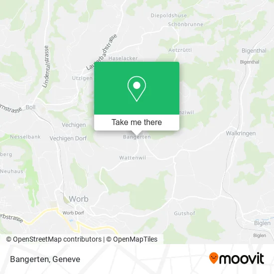 Bangerten map