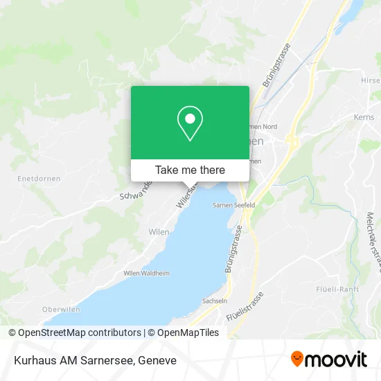 Kurhaus AM Sarnersee map
