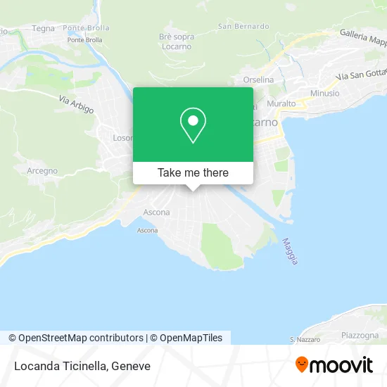 Locanda Ticinella map