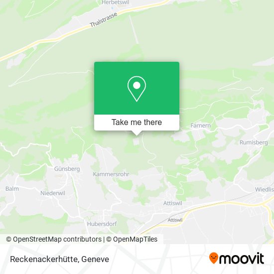 Reckenackerhütte map