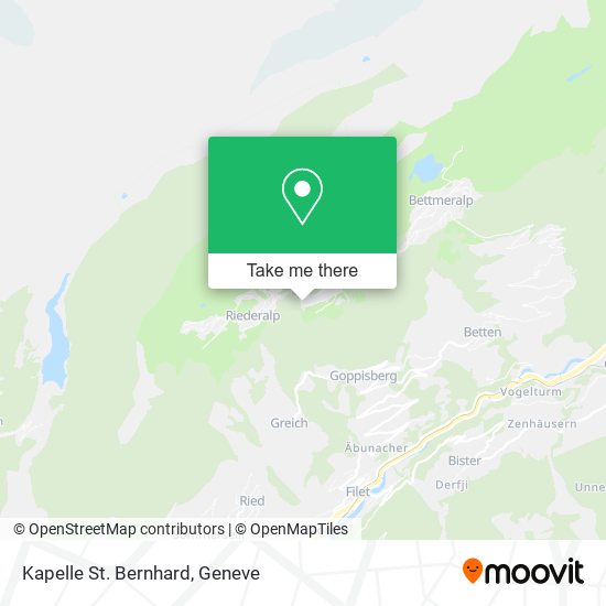 Kapelle St. Bernhard map