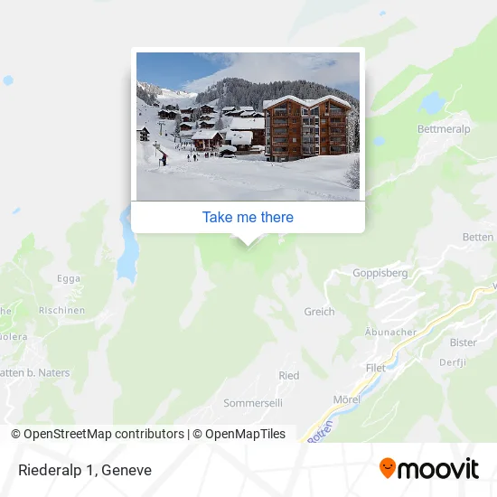 Riederalp 1 map