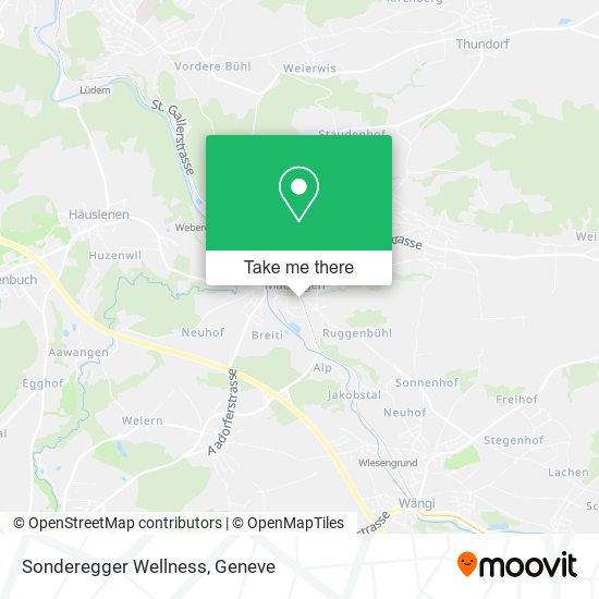 Sonderegger Wellness map