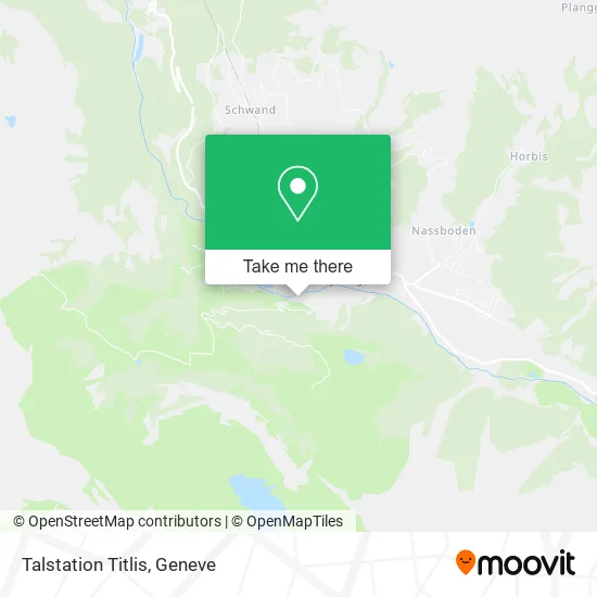 Talstation Titlis map