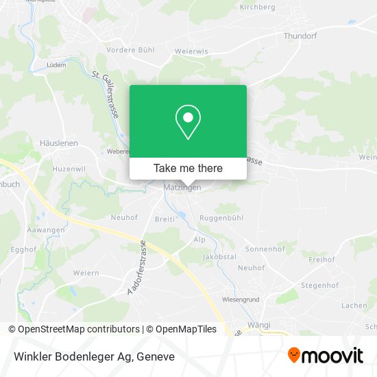 Winkler Bodenleger Ag map