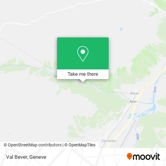 Val Bever map