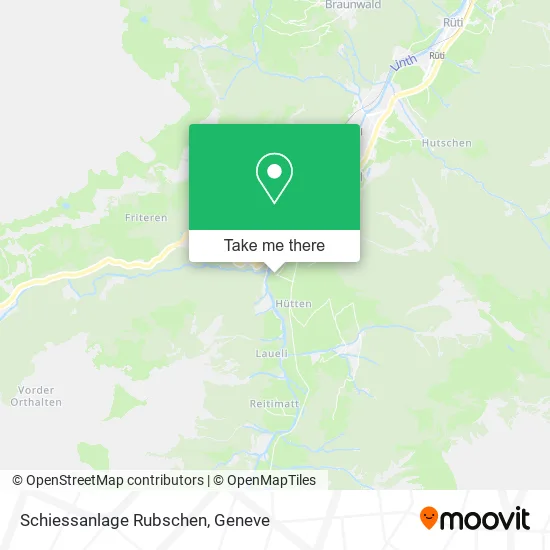 Schiessanlage Rubschen map
