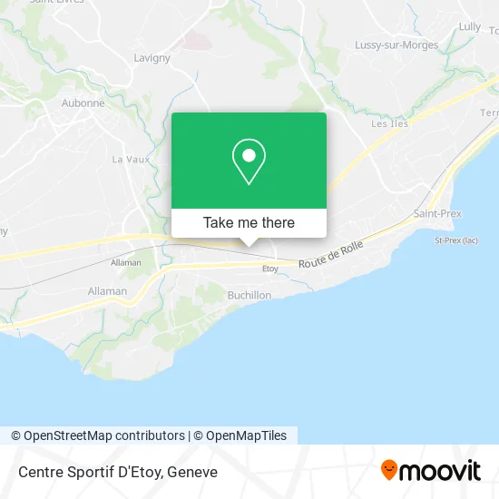 Centre Sportif D'Etoy map