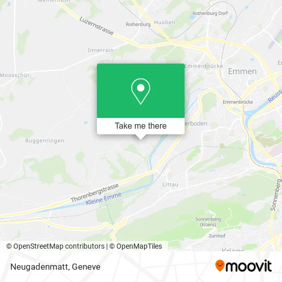 Neugadenmatt map