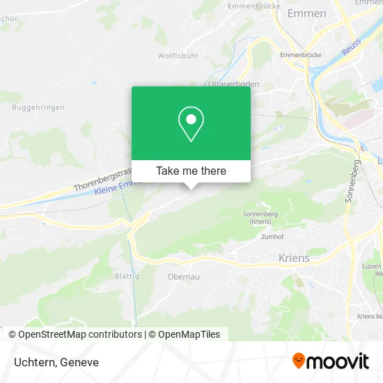 Uchtern map