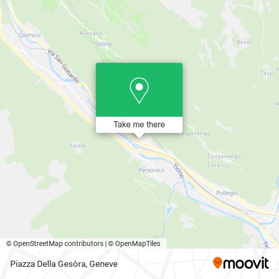 Piazza Della Gesòra map