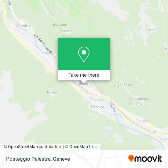 Posteggio Palestra map