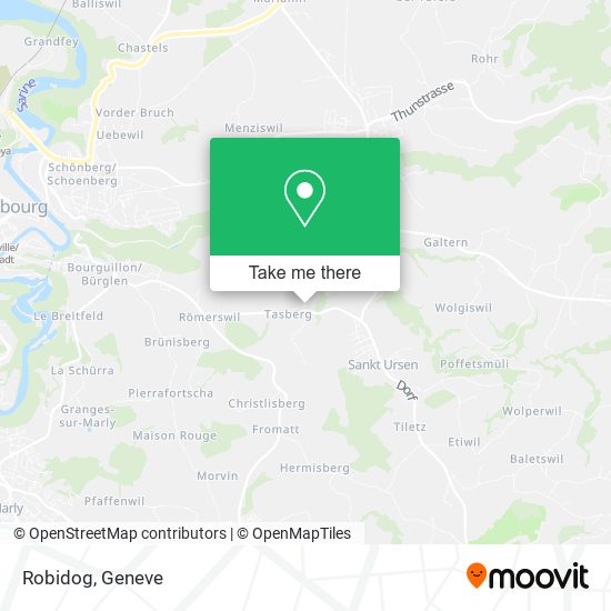 Robidog map