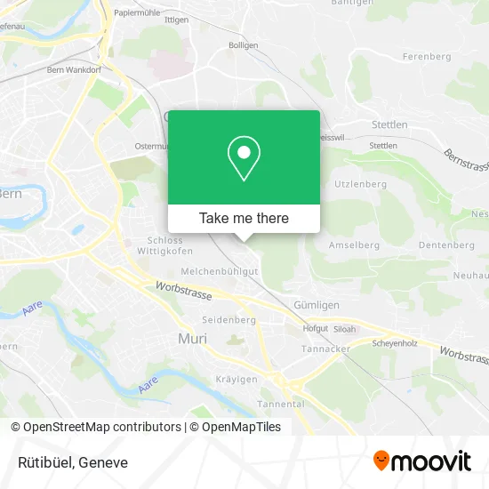 Rütibüel map
