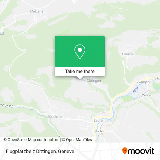 Flugplatzbeiz Dittingen map