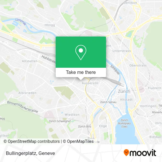 Bullingerplatz map