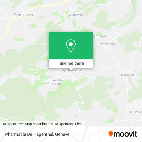 Pharmacie De Hagenthal map