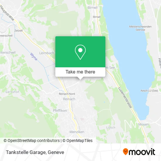 Tankstelle Garage map