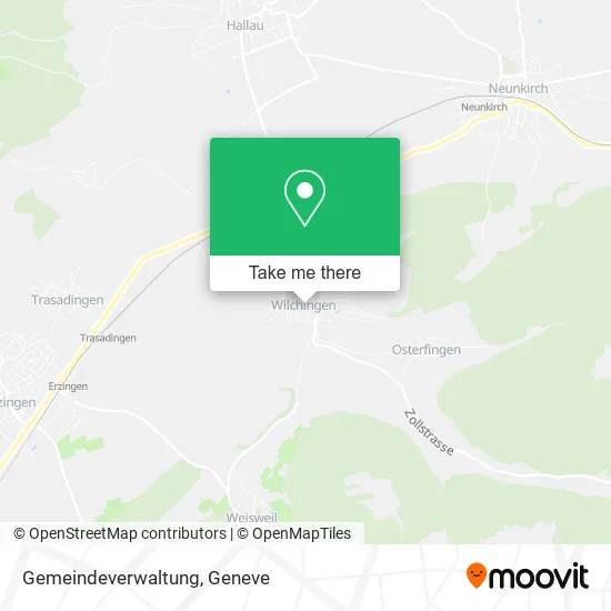 Gemeindeverwaltung map