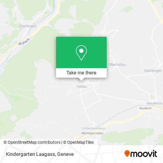 Kindergarten Laagass map