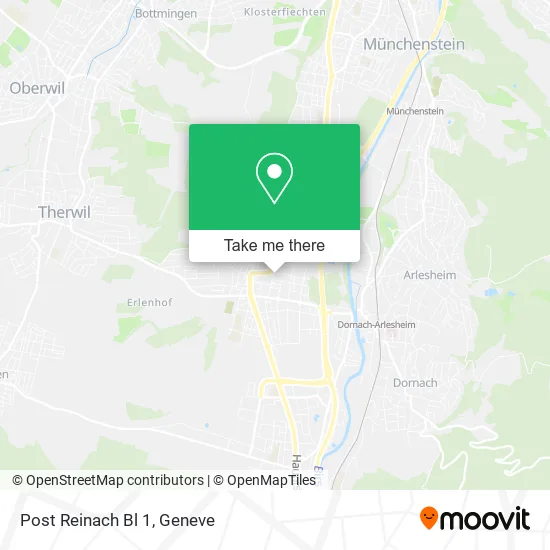 Post Reinach Bl 1 map