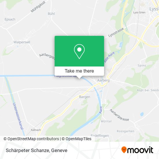 Schärpeter Schanze map
